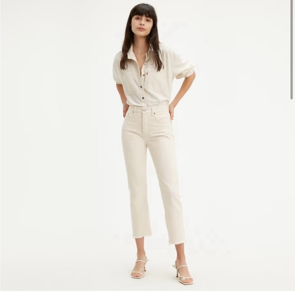Levi's Premium White Denim Jeans